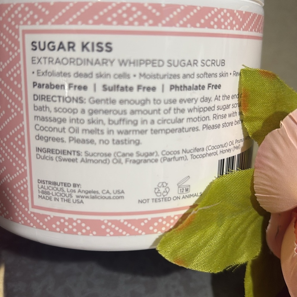 Lalicious Sugar Kiss Sugar Scrub, 16 oz - Picture 3 of 3